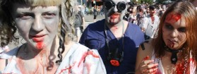 Thousands of zombies invade downtown Vancouver